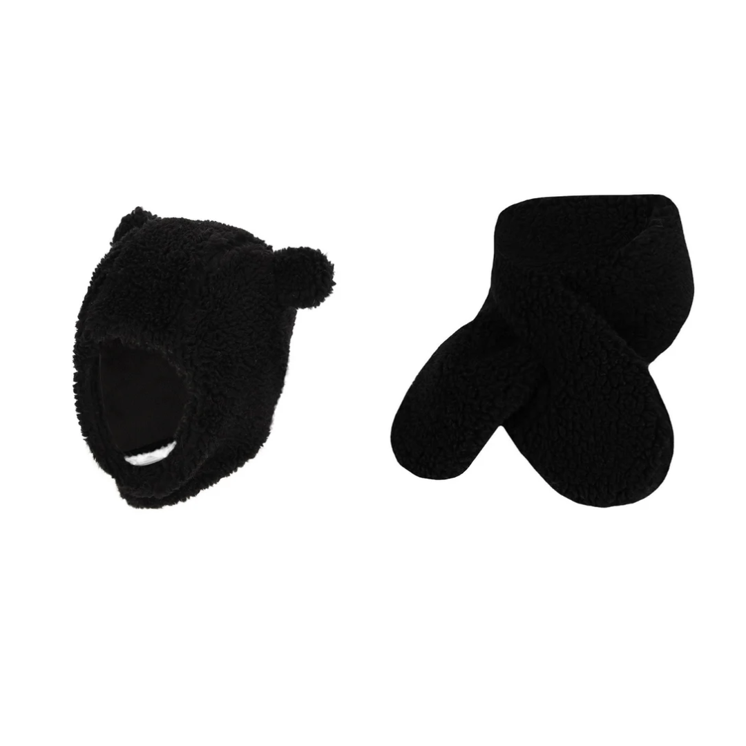Baby Sjaal & Muts - Set - Teddy Wol - One Size