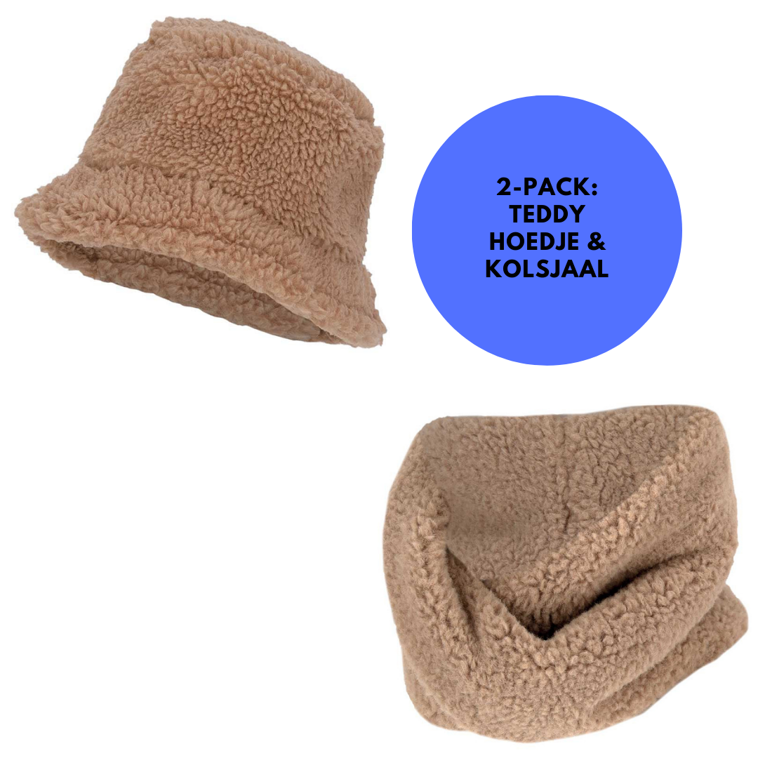 Écharpe et bonnet pour fille - Teddy Wool - Taille unique