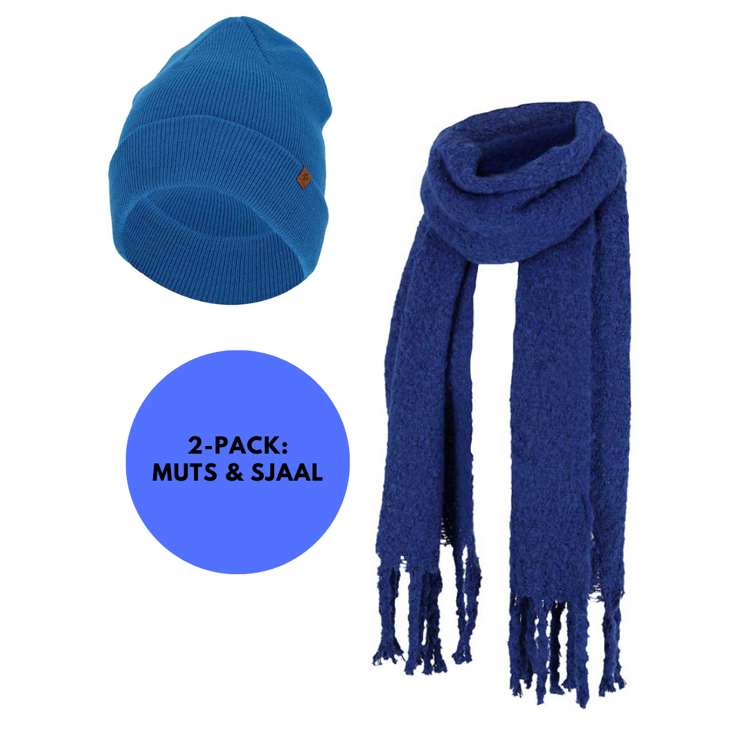 Ensemble d'hiver tendance – Écharpe et bonnet – Taille unique