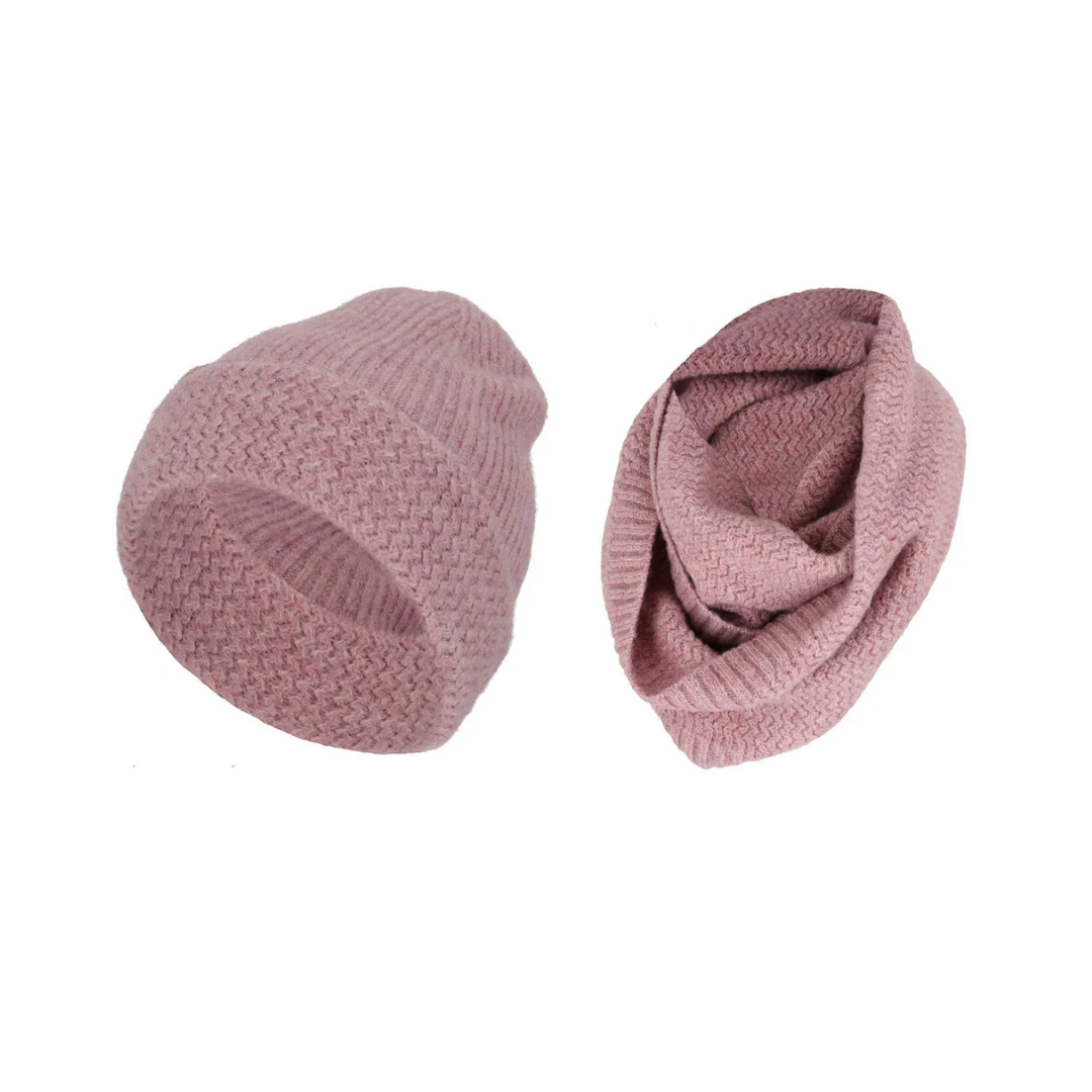 Beanie + Colsjaal meisjes - Winterset - One Size