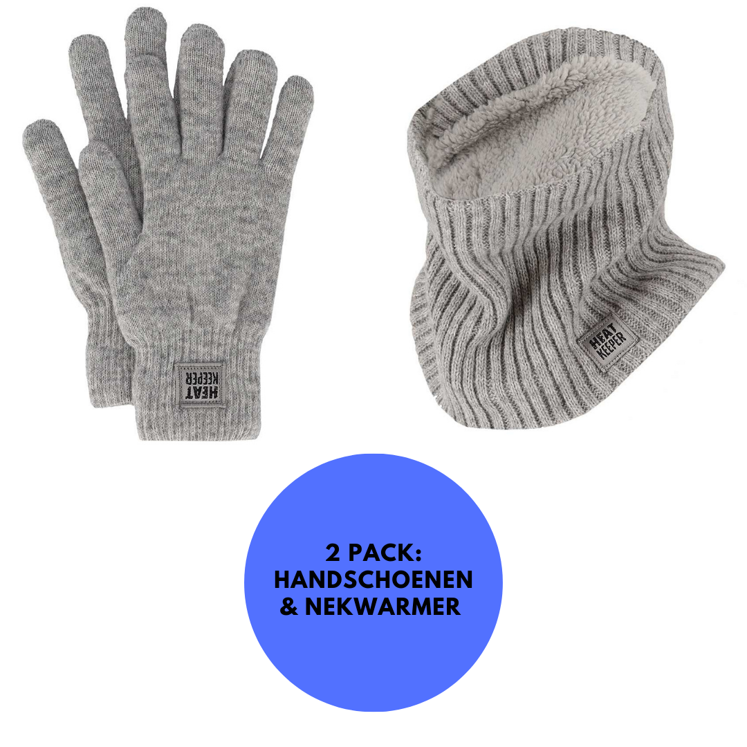 Thermo set Dames - Handschoenen/Nekwarmers - Onesize