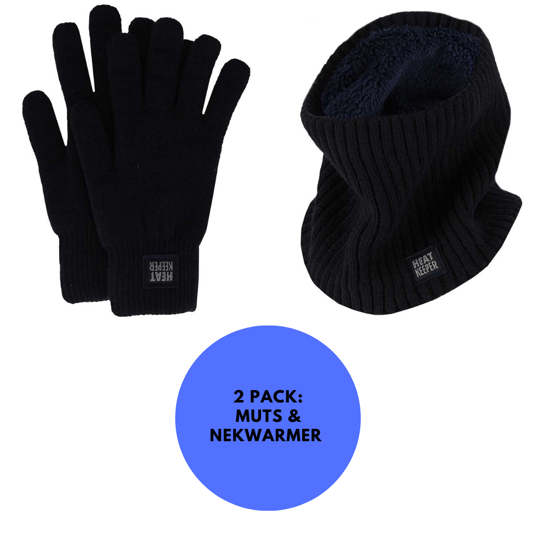 Thermo set Dames - Handschoenen/Nekwarmers - Onesize