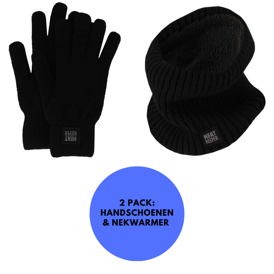Thermo set Dames - Handschoenen/Nekwarmers - Onesize