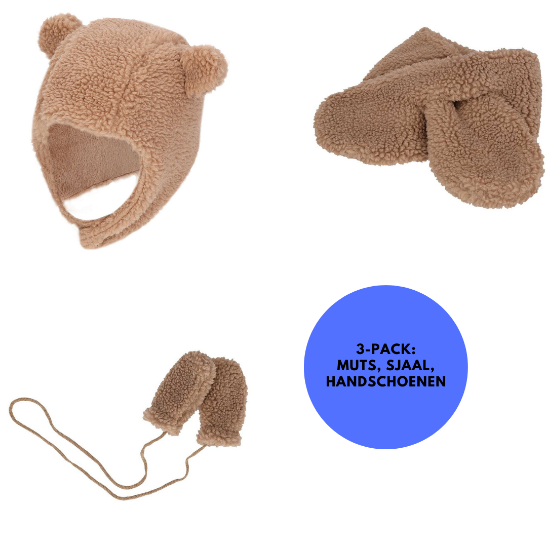 Baby Winterset - Handschoenen/Sjaal/Muts - One Size