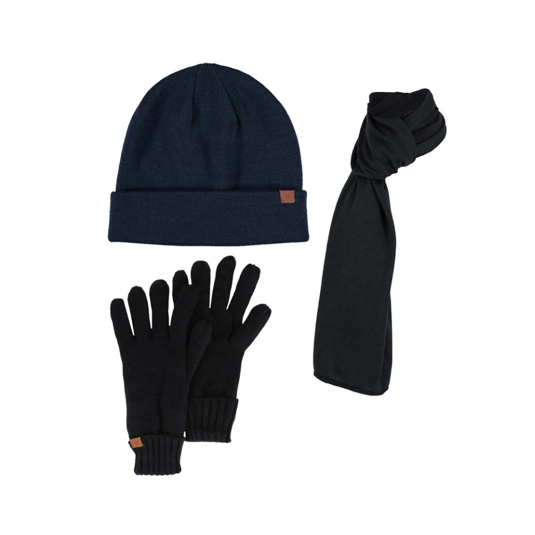 Winterset heren - Muts & Sjaal & Handschoenen - Effen