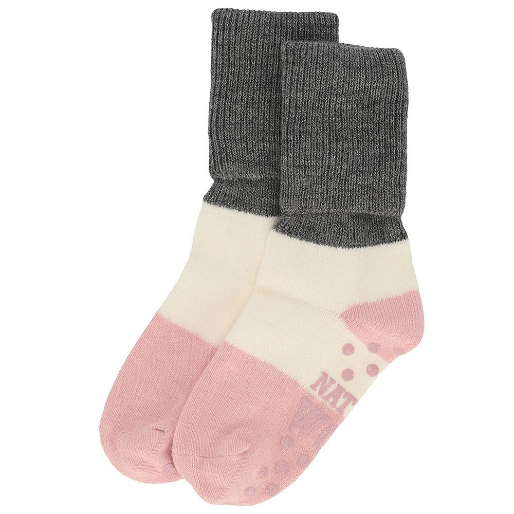 Gebreide Huissokken Dames - Antislip - Ribbed
