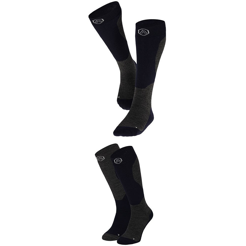 Skisokken Unisex - Design - 2-Pak