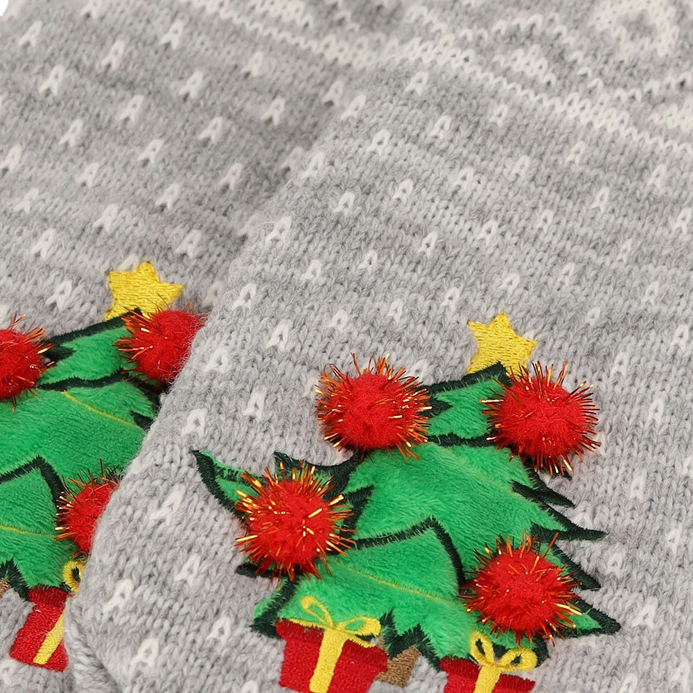 Huissokken kerst dames - Pompons - One Size