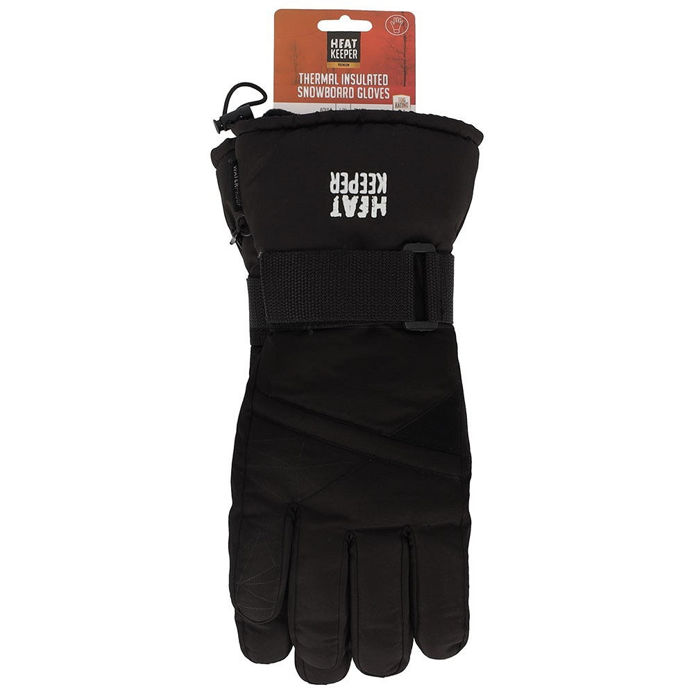 Gants de snowboard Pro - Unisexe - Noir - 1 paire