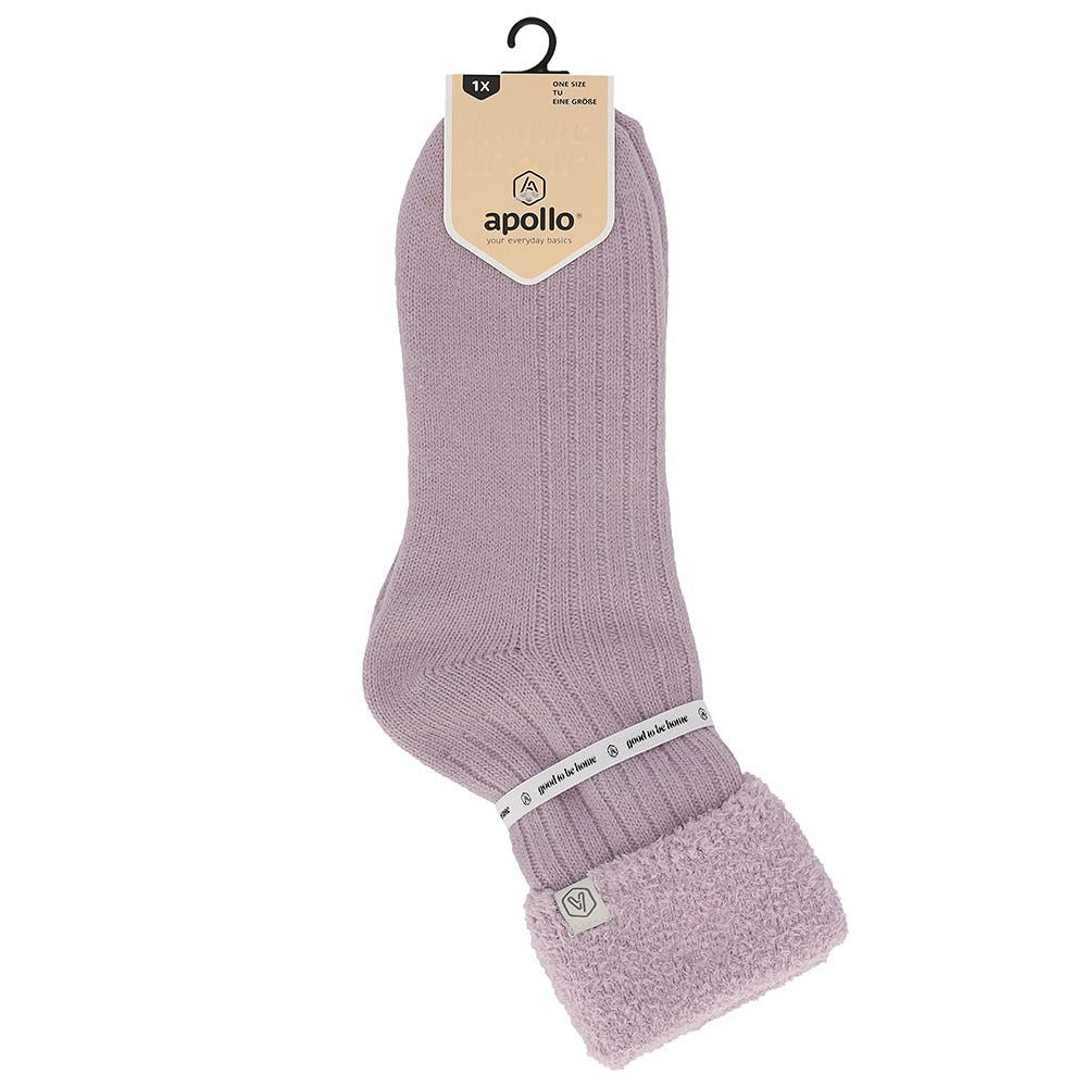 Huissokken Dames - Ultra Soft - One Size - Paars