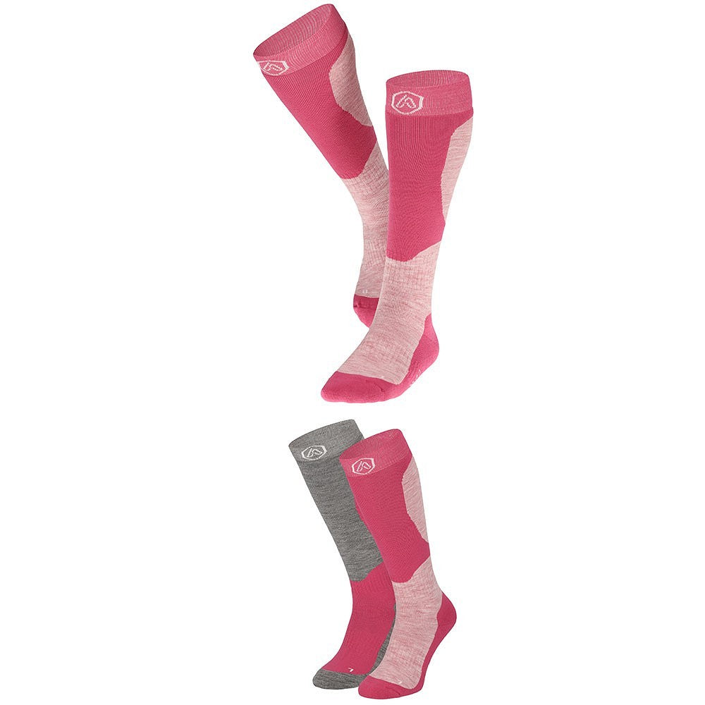 Skisokken Unisex - Design - 2-Pak