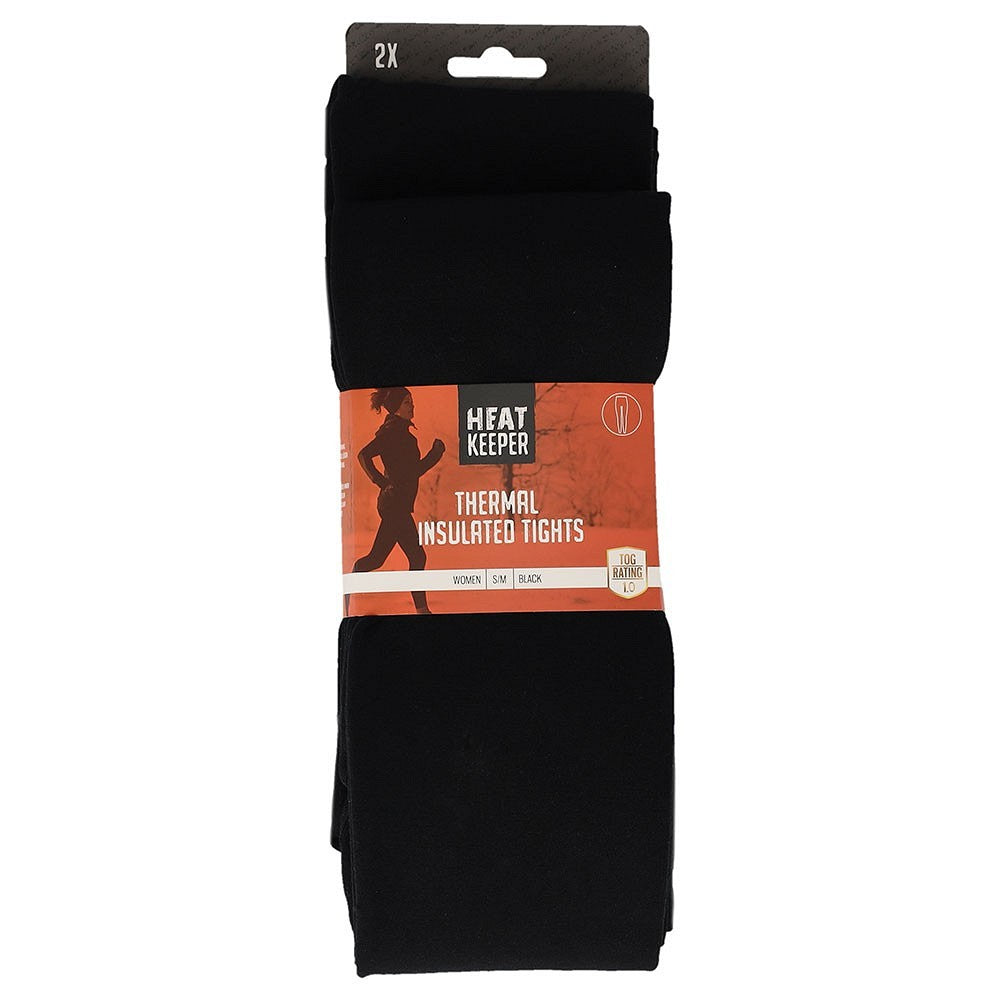 Thermostrumpfhose Damen - Schwarz - 2er-Pack