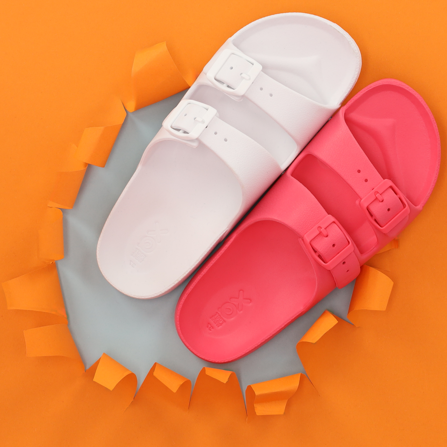 Sandalen dames - Dames slipper - Wit