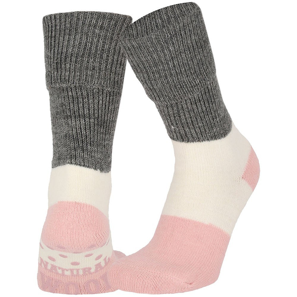 Gebreide Huissokken Dames - Antislip - Ribbed
