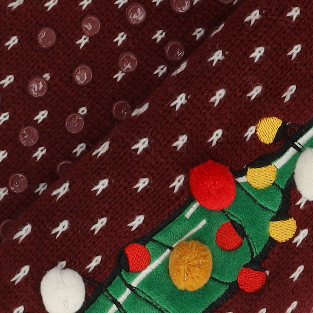 Huissokken kerst dames - Pompons - One Size