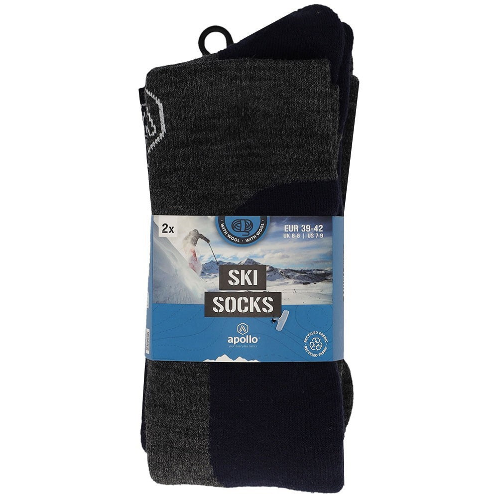 Skisokken Unisex - Design - 2-Pak