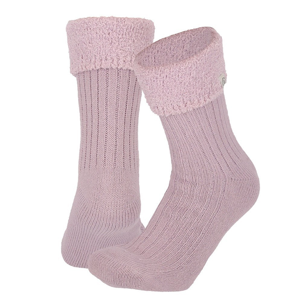 Huissokken Dames - Ultra Soft - One Size - Paars