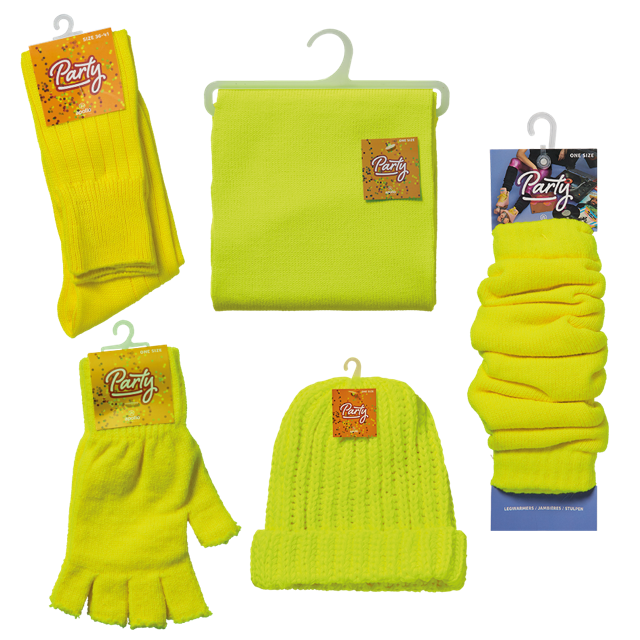 Carnaval Voordeelpakket - Neon Geel