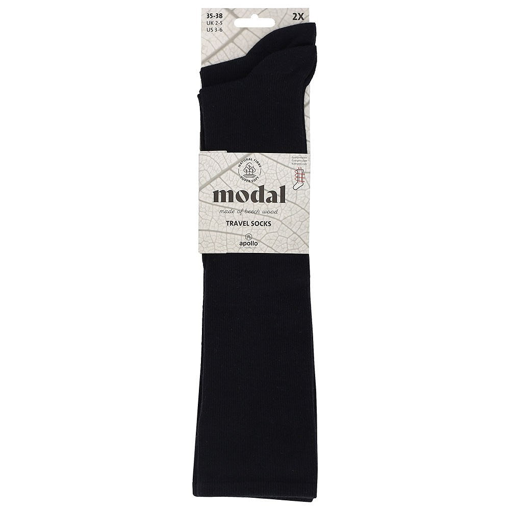 Kompressionssocken Modal – Flugzeugsocken – 2er-Pack