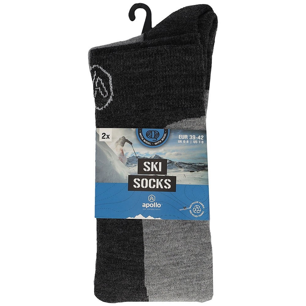 Skisokken Unisex - Design - 2-Pak