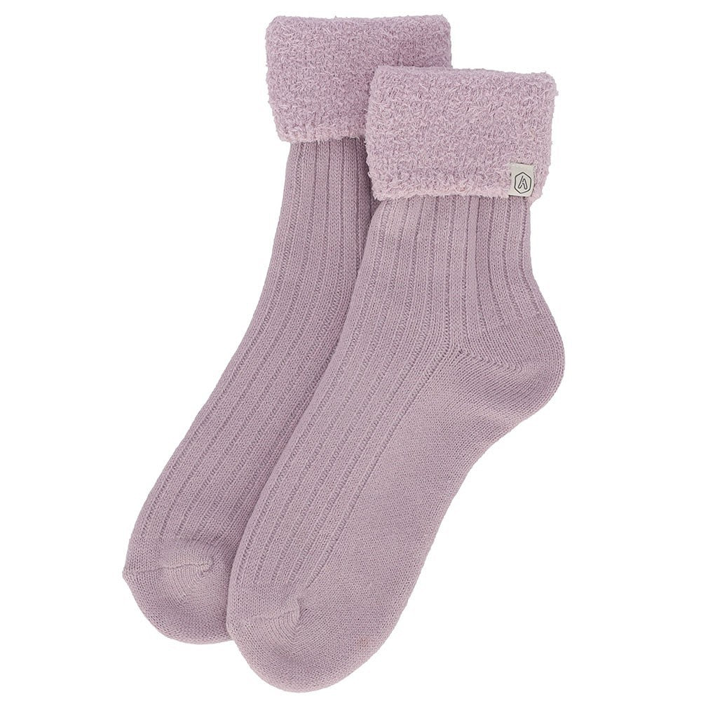 Huissokken Dames - Ultra Soft - One Size - Paars