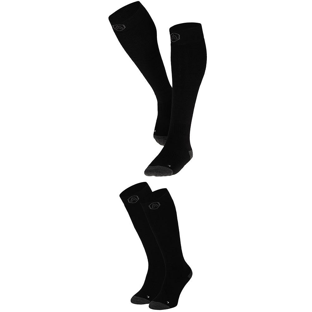 Skisokken Unisex - Plain - Badstof zool - 2-Pak