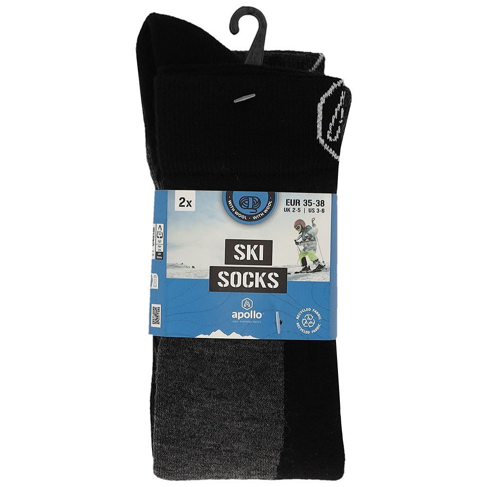 Unisex skisokken voor kinderen - 6-Pack - Voordeelpakket