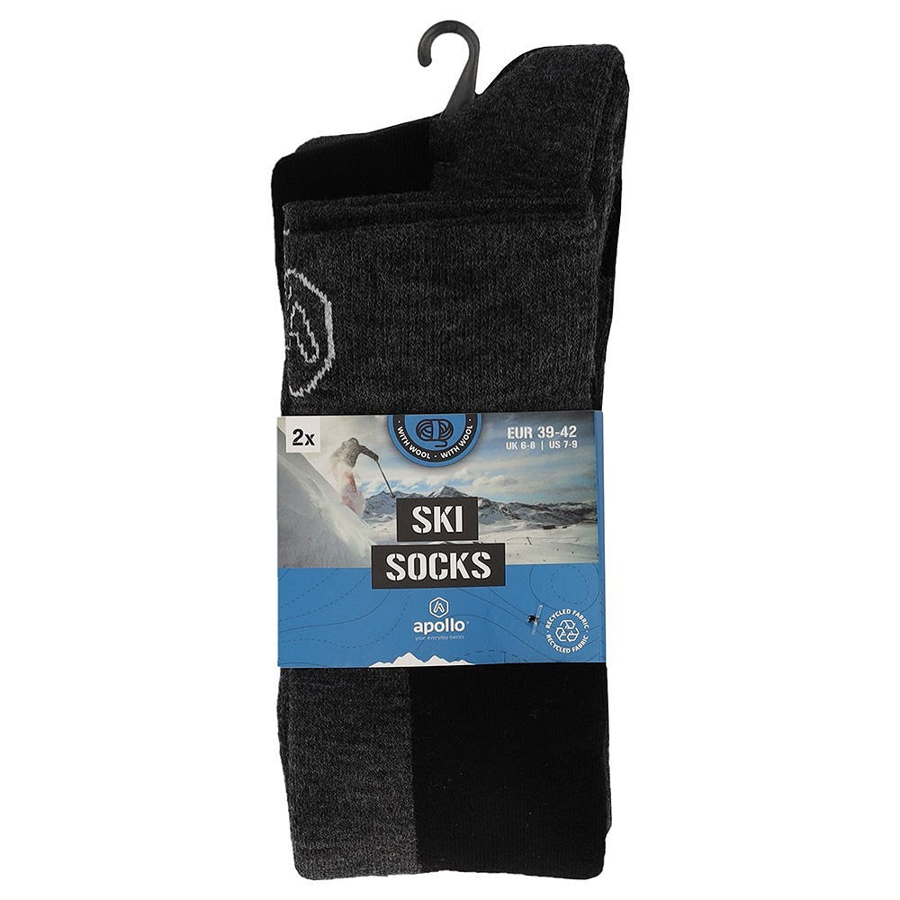 Skisokken Unisex - Design - 2-Pak