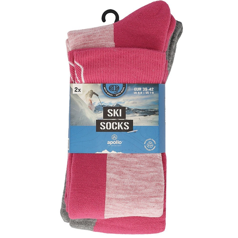 Skisokken Unisex - Design - 2-Pak