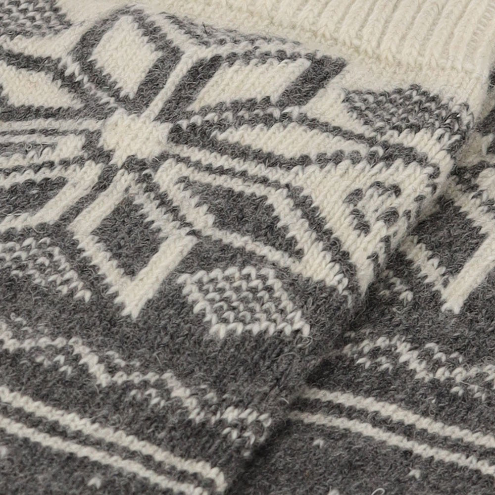 Wollen Huissokken Heren - Noorse Print