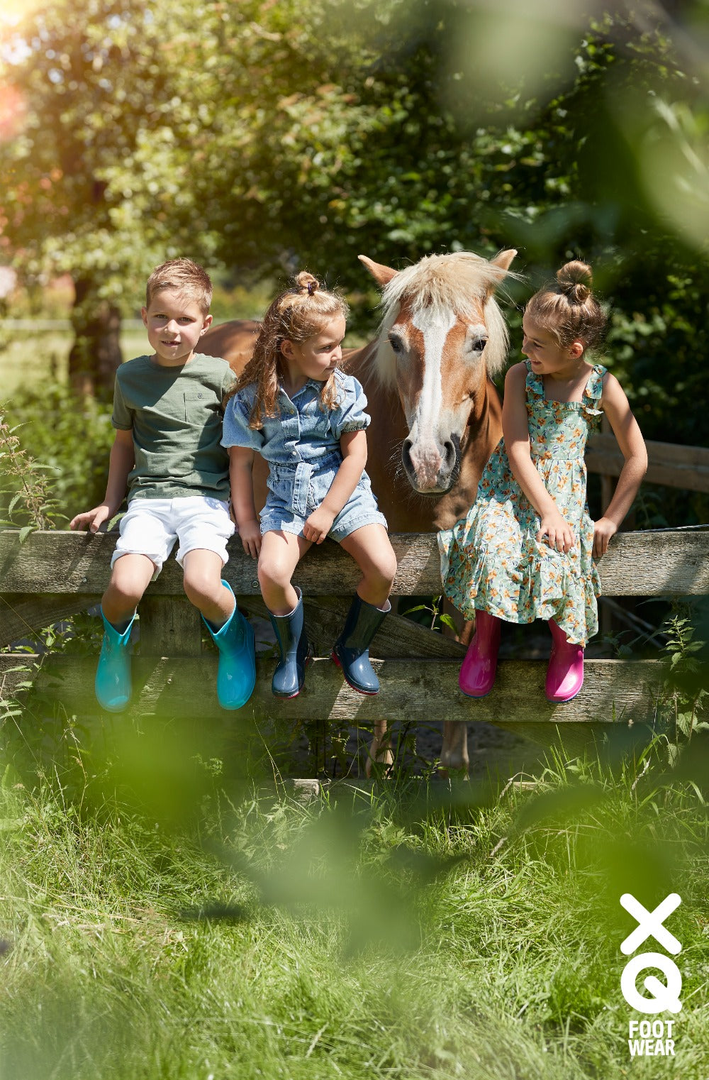 Regenlaarzen Kinderen - Fleece voering - Bruin