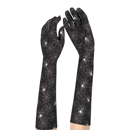 Gants en satin - Halloween - 40cm