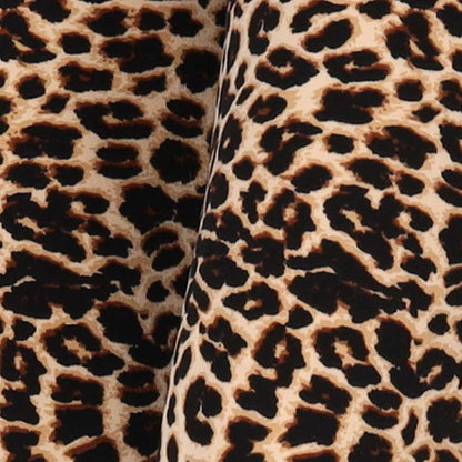 Leopard legging dames - Velvet - Multi Grijs/Beige - Superzacht