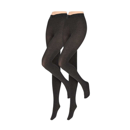Sarlini – Damen-2x2-Ripp-Strumpfhose aus Modal