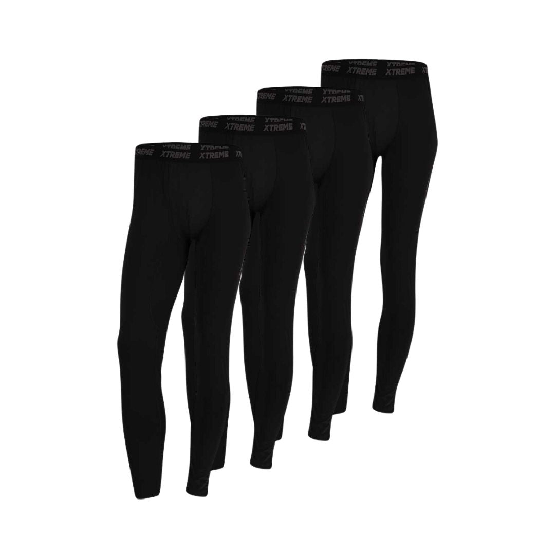 Thermo-Leggings Herren - Schwarz - 1-teilig