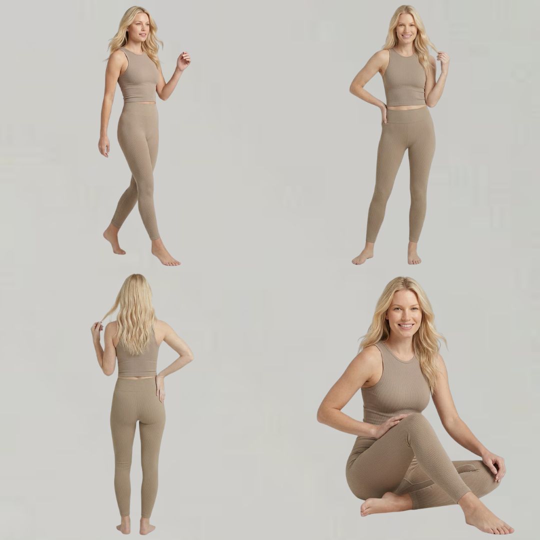 Ribbed legging - Naadloos - Dames - 2-Pack