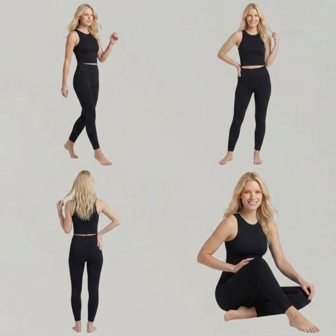 Ribbed legging - Naadloos - Dames - 2-Pack