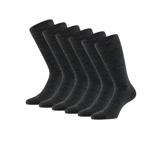 Socken aus Merinowolle – Unisex – Anthrazit – 3er-Pack