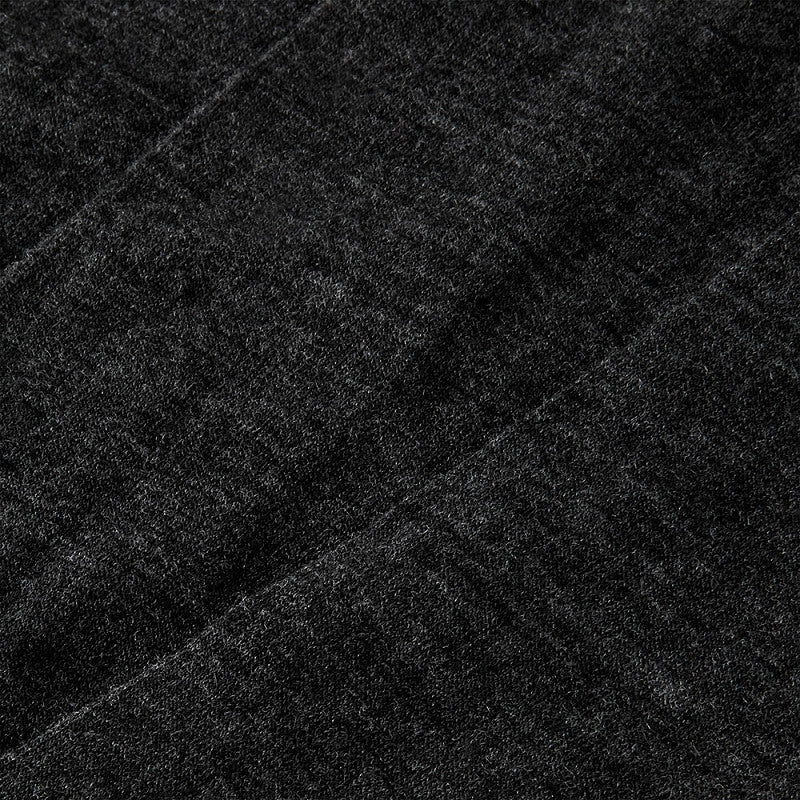 Kniestrümpfe aus Merinowolle – Unisex – Schwarz – 3er-Pack