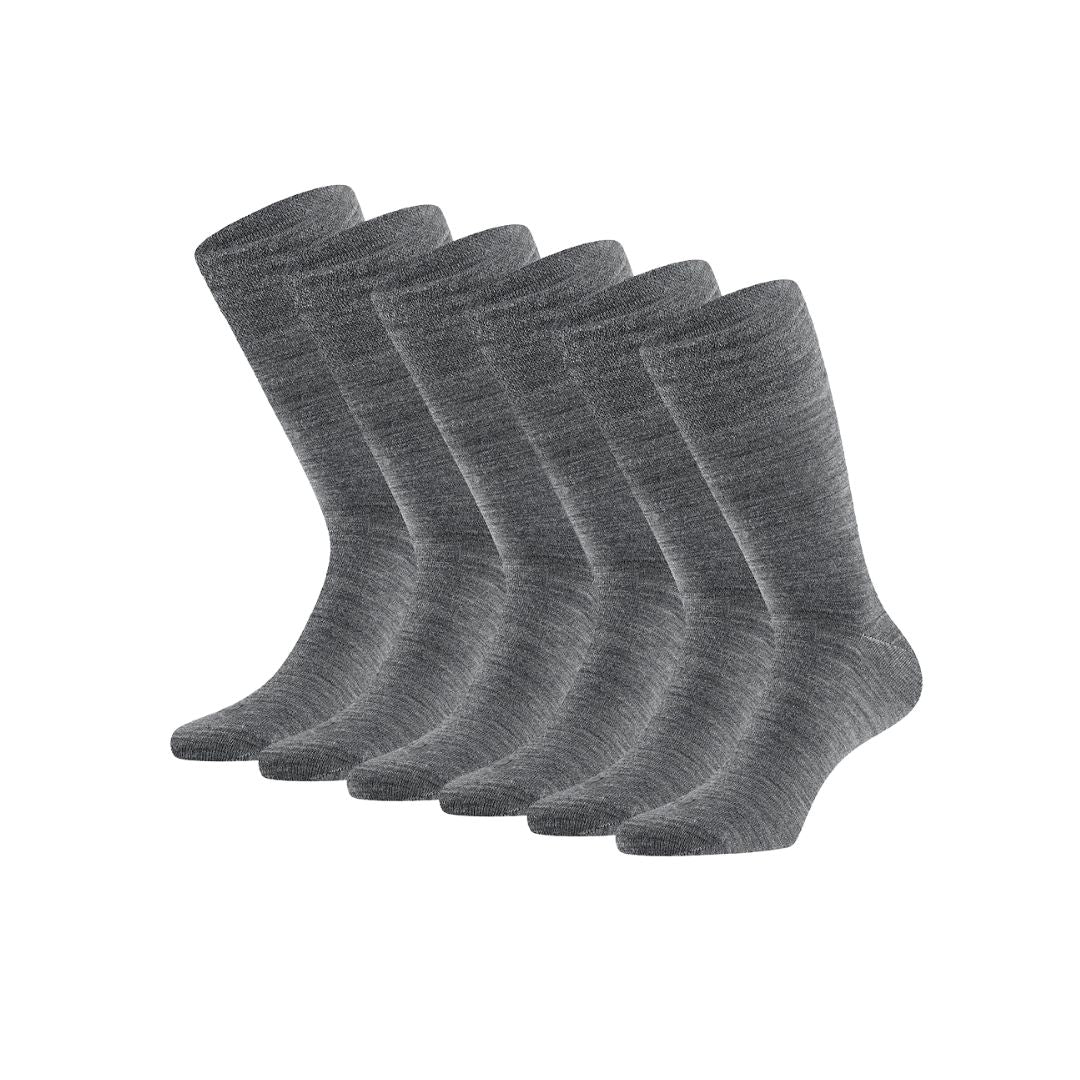 Socken aus Merinowolle – Unisex – Antipress – 6er-Pack