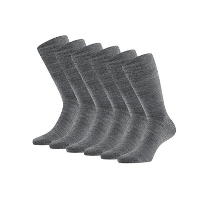 Socken aus Merinowolle – Unisex – Antipress – 6er-Pack