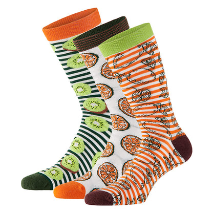 Chaussettes homme boîte cadeau fruit