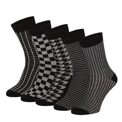 Katoenen sokken - Heren - Ruitmotief - 10-Pack