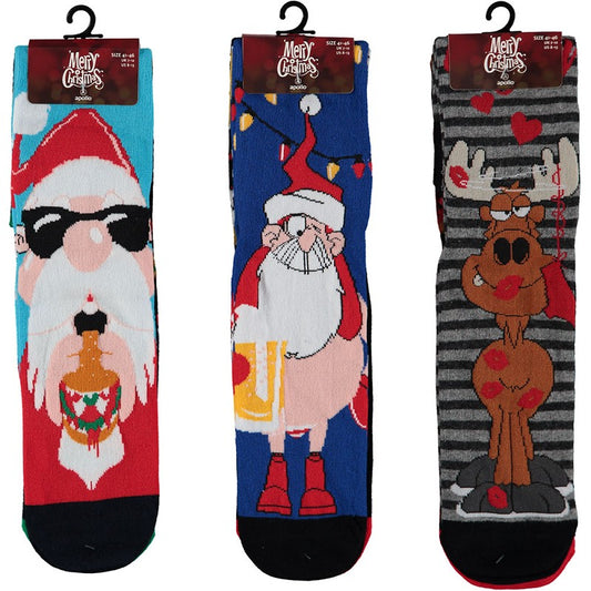 Paquet de 2 chaussettes de Noël pour hommes