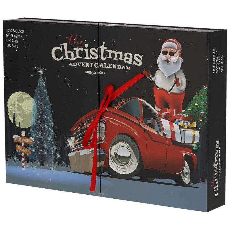 Adventskalender - Herren - Weihnachten - Größe 42/47 - 12-Paar