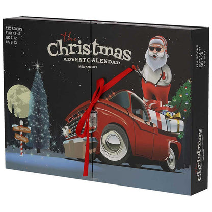Adventskalender - Herren - Weihnachten - Größe 42/47 - 12-Paar