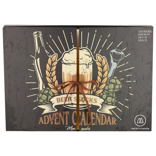 Kerst adventskalender - Heren - 12-Paar - Bier
