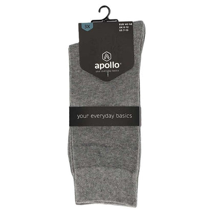 Chaussettes en coton pour hommes - Gris moyen