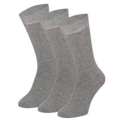 Chaussettes en coton pour hommes - Gris moyen