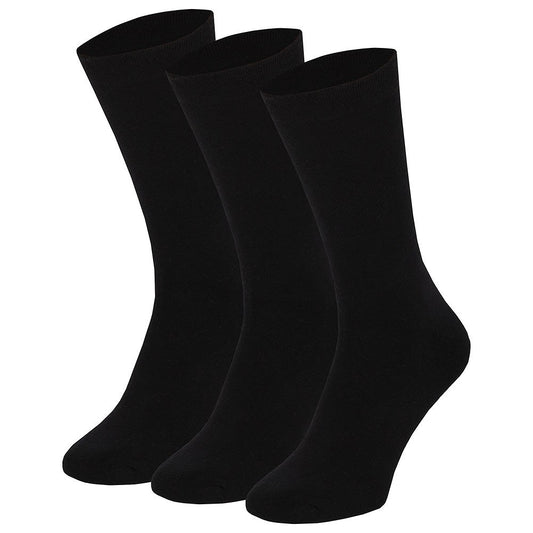 Chaussettes en coton pour hommes - Semelle en éponge - Anthracite